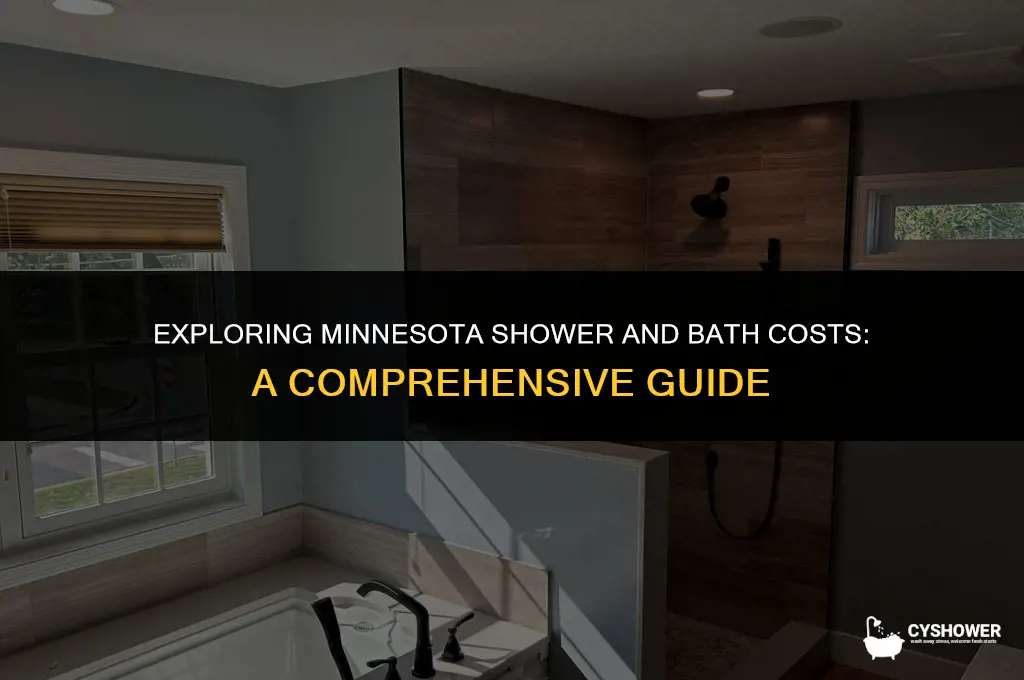 how much does minnesota shower and bath cost