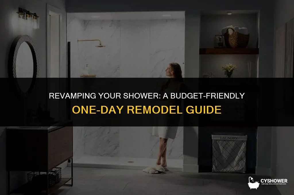 how much does one day shower remodeling cost