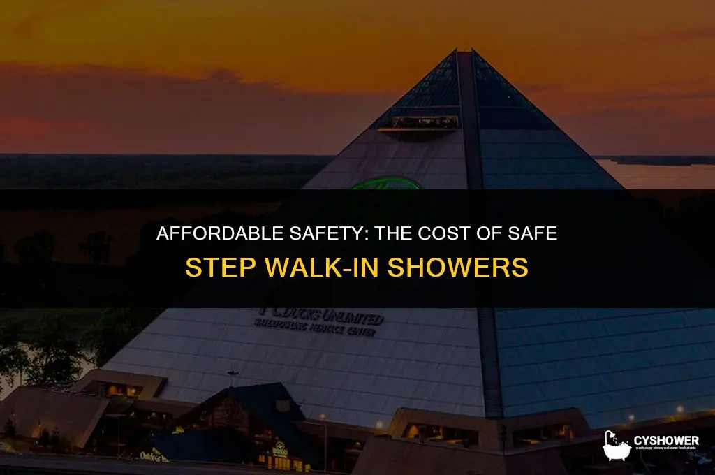 how much does safe step walk in shower cost