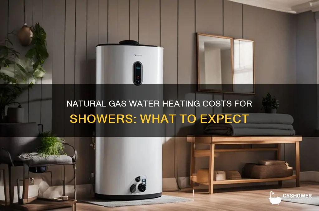 how much does shower cost heating water gas natural