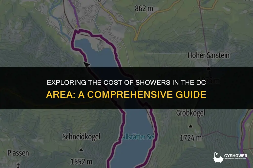 how much does shower cost in dc area