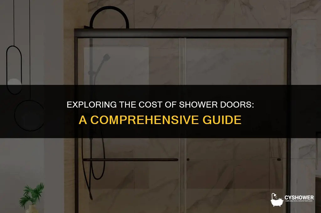 how much does shower doors cost