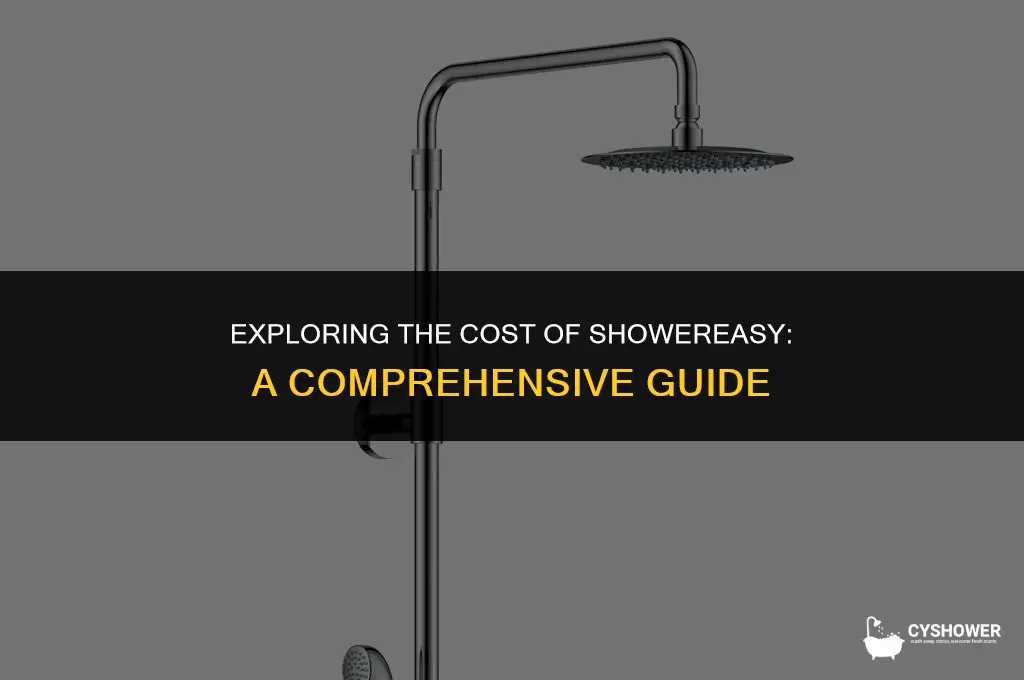 how much does shower easy cost