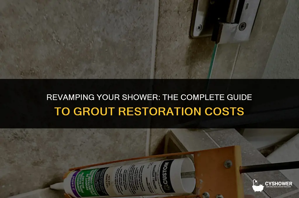how much does shower grout restoration cost