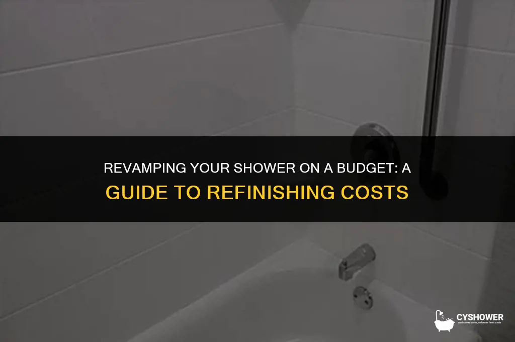 how much does shower refinishing cost