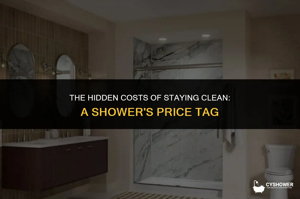 how much does taking a shower cost