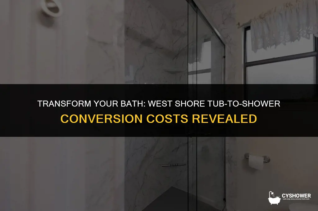 how much does west shore tub to shower conversion cost