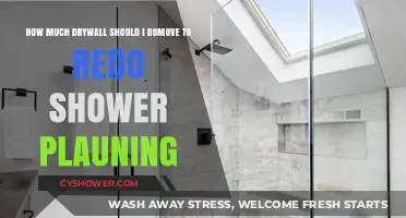 Revamping Your Shower: A Guide to Drywall Removal for Plumbing Redos