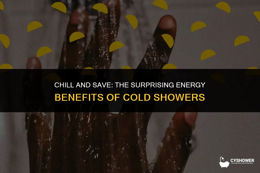how much energy does a cold shower save