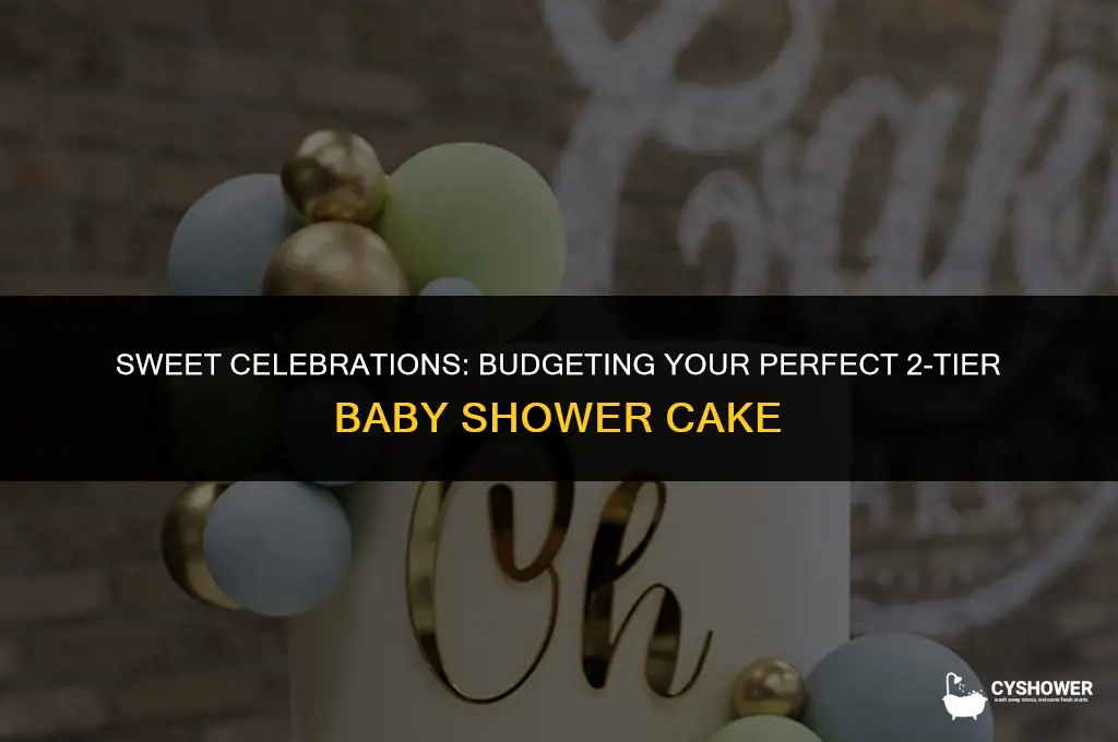 how much for a 2 tier baby shower cake