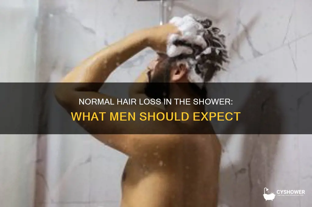 how much hair loss is normal in shower for mn