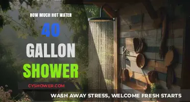 How Much Hot Water Does a 40-Gallon Shower Provide?