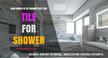 Calculating Tile Costs: 24 Square Feet for Your Shower Renovation