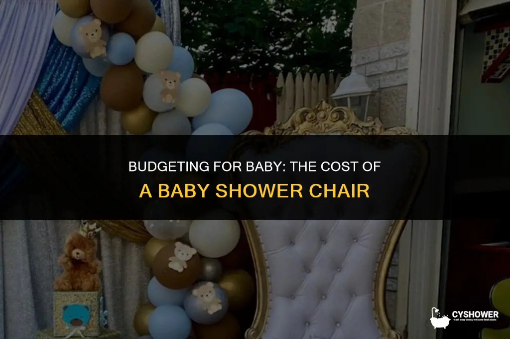 how much is a baby shower chair