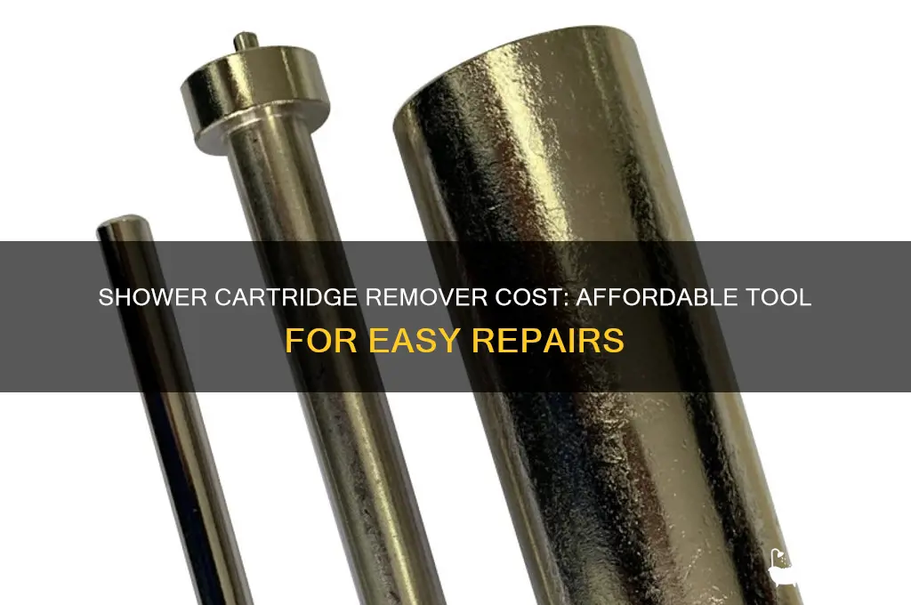 how much is a shower cartridge remover