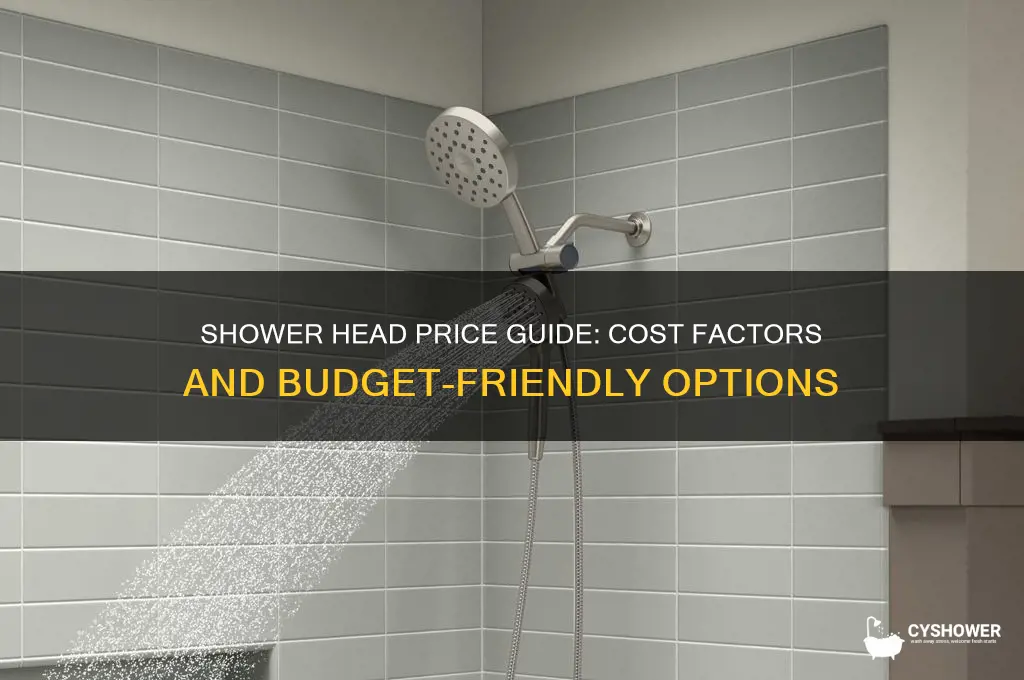 how much is a shower head