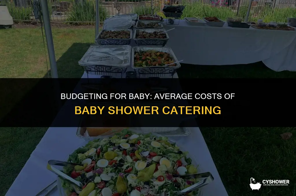 how much is average for baby shower catering