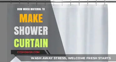 Sizing Your Shower Curtain: Calculating the Perfect Fabric Amount