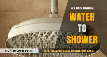 Efficient Showering: Discover the Minimum Water Needed for a Refreshing Clean