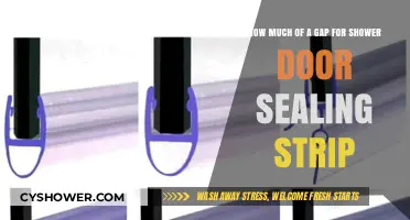 Optimal Gap for Shower Door Sealing Strips: A Practical Guide