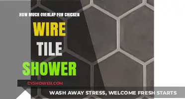 Chicken Wire Tile Shower: Optimal Overlap for a Seamless Installation