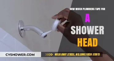 Plumbers Tape for Shower Head: How Much Do You Need?