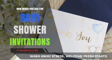 Mailing Baby Shower Invites: A Guide to Postage Costs
