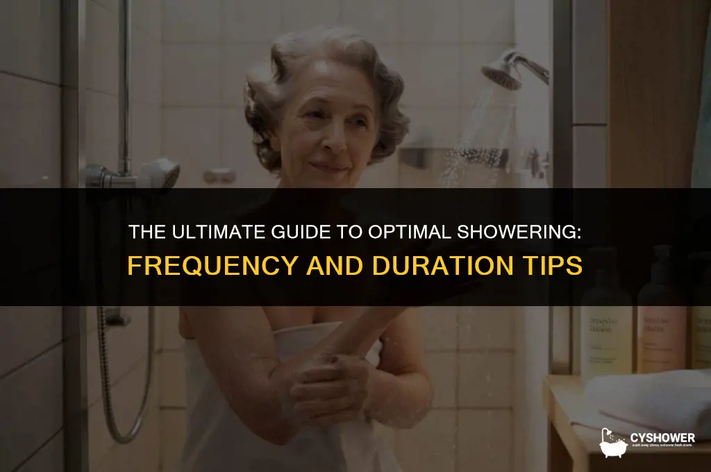 how much should a person shower