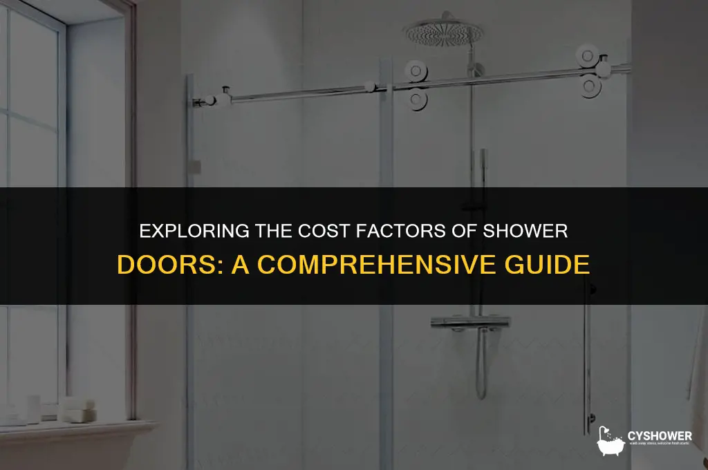 how much should a shower door cost