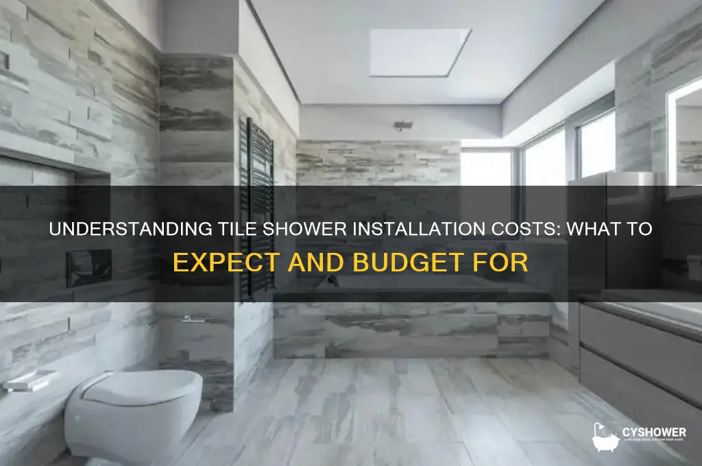 how much should a tile shower job cost