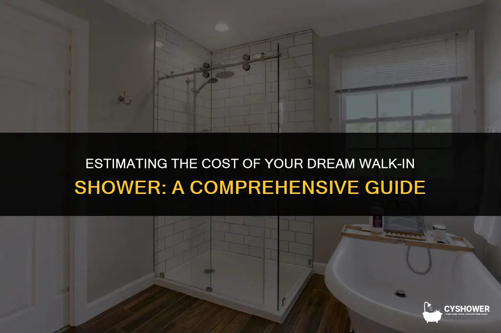 how much should a walk-in shower cost