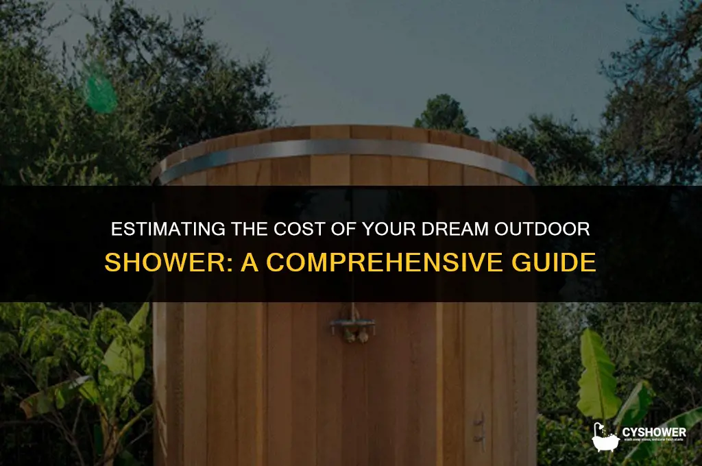 how much should an outdoor shower cost