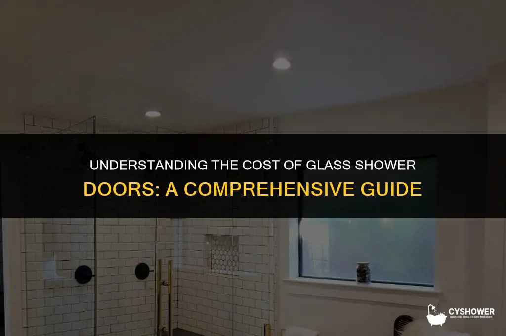 how much should glass shower doors cost