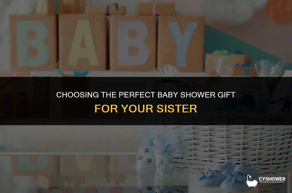 how much should i give for sisters baby shower