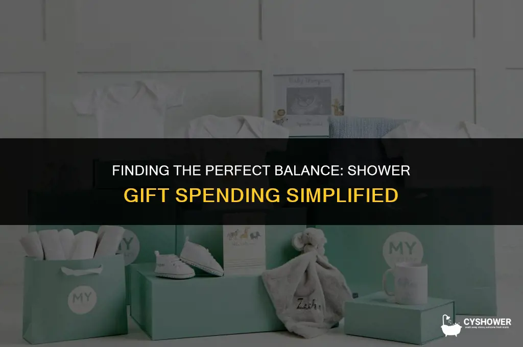 how much should i spend on a shower gift