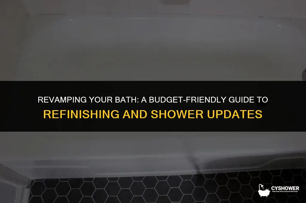 how much should it cost to refinish and bathtub shower