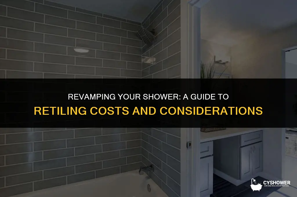 how much should it cost to retile a shower