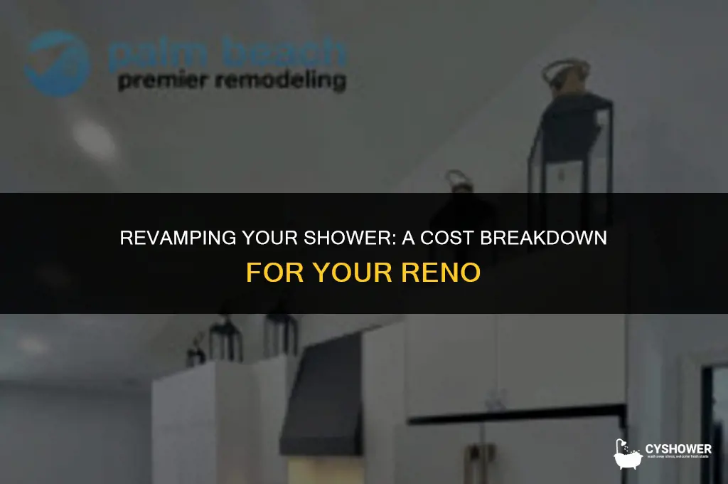 how much should redoing a shower cost