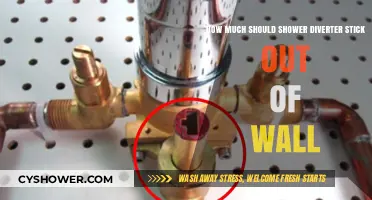 Optimal Shower Diverter Installation: How Much Should It Stick Out?