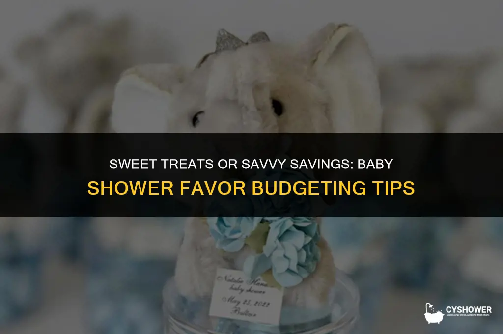 how much should you spend on baby shower favors
