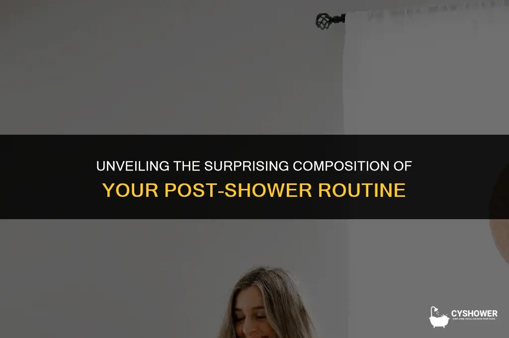 how much shower after is made out of