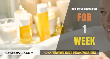 Optimize Your Hygiene: The Perfect Amount of Shower Gel for a Week