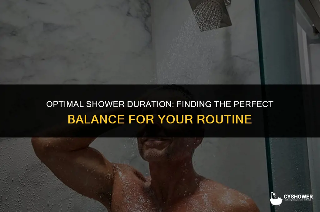 how much shower