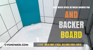 Optimal Gap Guide: Shower Pan to Backer Board Spacing