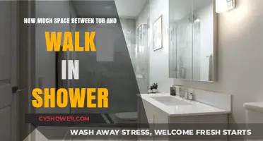 Optimizing Bathroom Layout: Ideal Spacing Between Tubs and Walk-In Showers