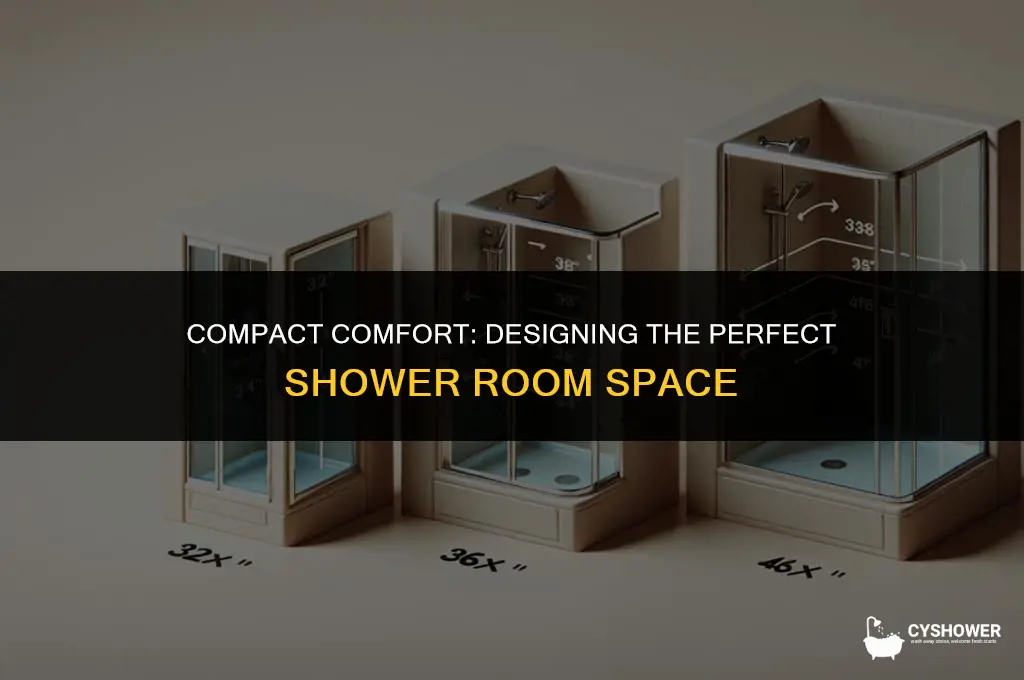 how much space do you need for a shower room