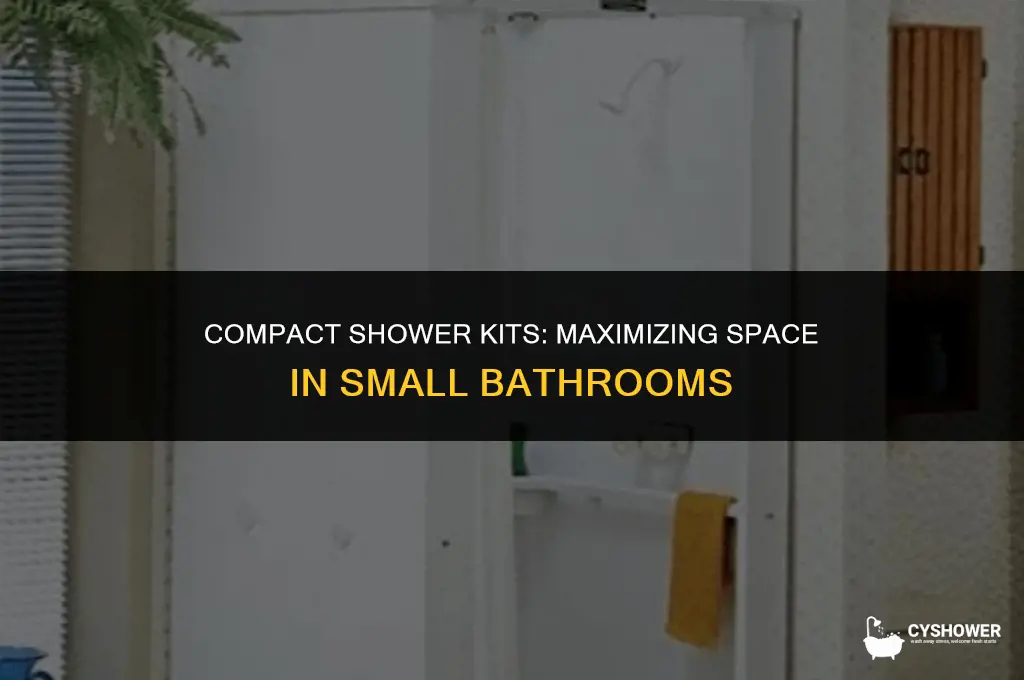 how much space for shower kit