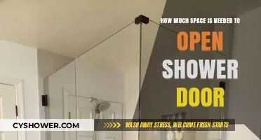 Calculating Space Requirements for Opening Your Shower Door