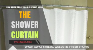 Perfect Shower Curtain Height: How Much Space to Leave Above