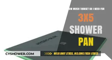 Calculating Thinset Requirements for a 3x5 Shower Pan Installation